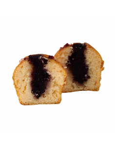 Muffins Vainilla Relleno Arandanos