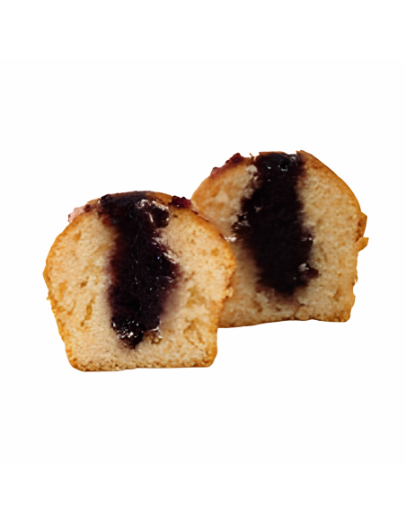 Muffins Vainilla Relleno Arandanos